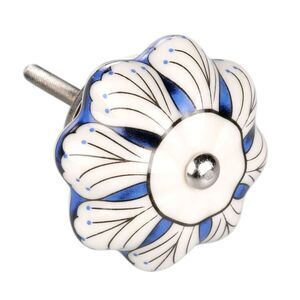 Hand Painted Ceramic Door Knobs Cabinet Drawer Wardrobe Cupboard Pull Handles #7